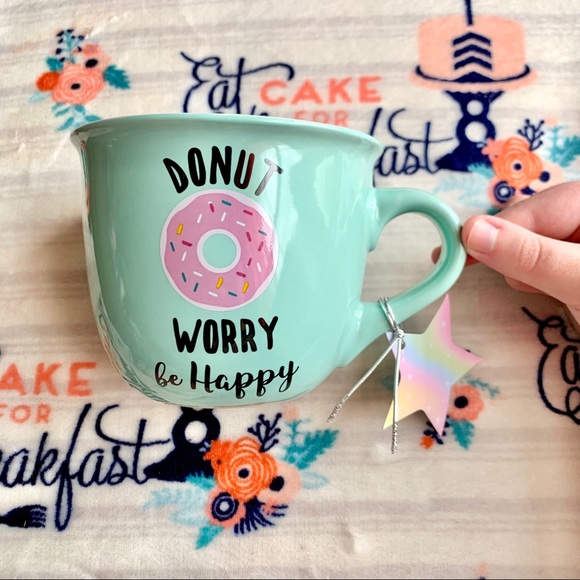 Other - LAST 1! 🍩 Donut Worry Be Happy Donut Mug 🍩
